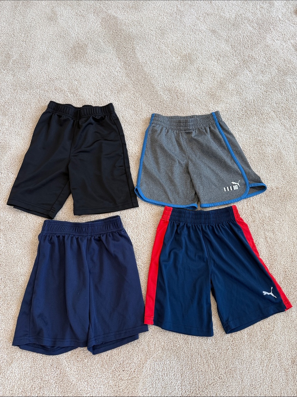 Boys 5T Puma Athletic Shorts 4-Pack